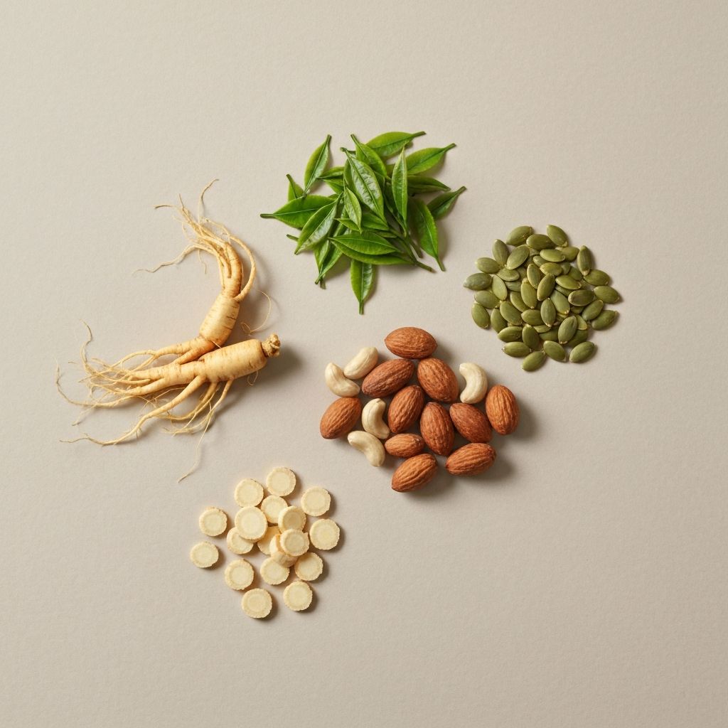 Natürliche Inhaltsstoffe für Energie